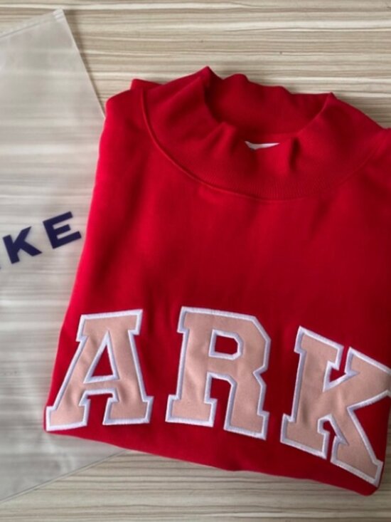 Parke Tops - Parke bright red Valentine's Day crew neck sweatshirt
